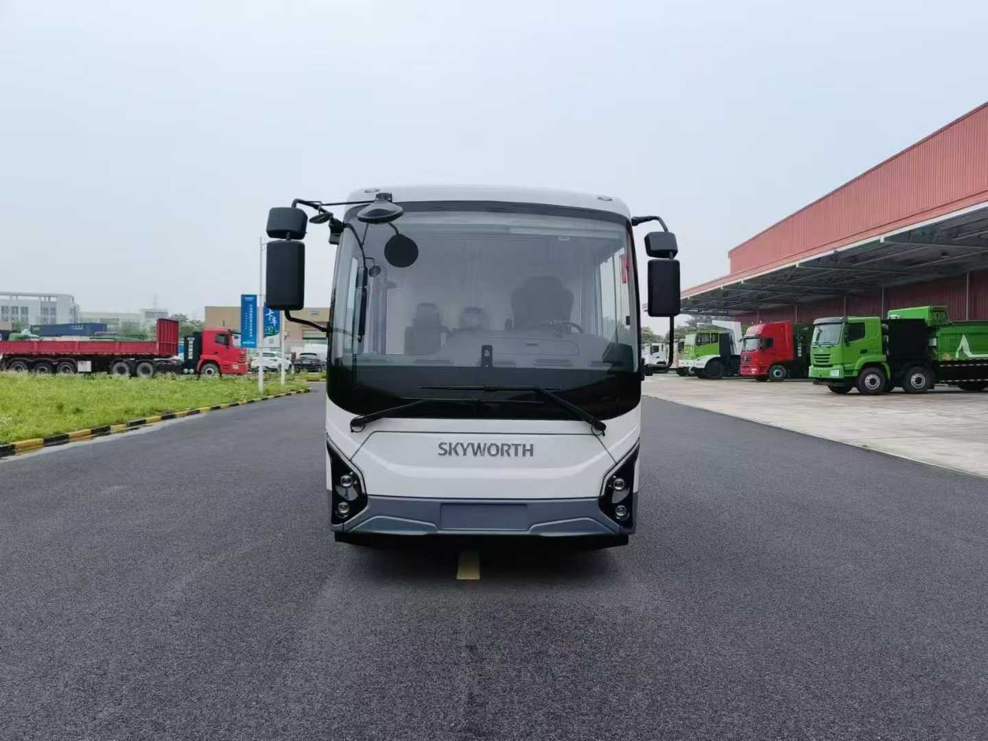 創(chuàng)維18噸純電動(dòng)壓縮式垃圾運(yùn)輸車圖片2